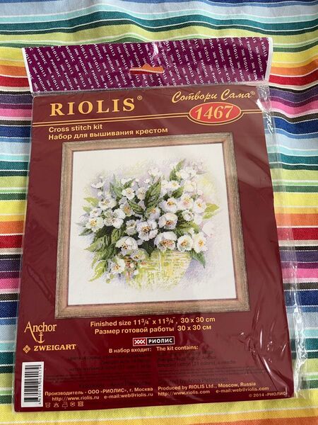 RIOLIS クロスステッチキット Watercolor jasmine