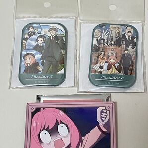 スパイファミリー スクエア缶バッジ 3個セット