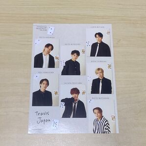 HiHi Jets / Travis Japan 厚紙ピンナップ