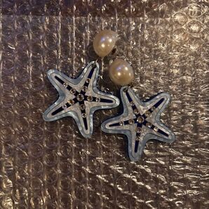 アクリルピアス ヒトデ