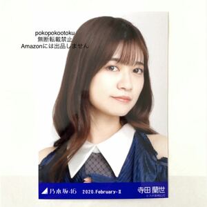 乃木坂46 生写真 寺田蘭世 ヨリ 公式グッズ 1枚 スペシャル衣装22 2020 february 会場限定 レア バースデーライブ 8th birthday