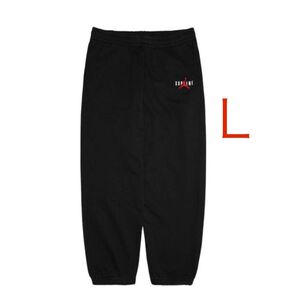 supreme × Jordan Sweatpant " Black" Lsize