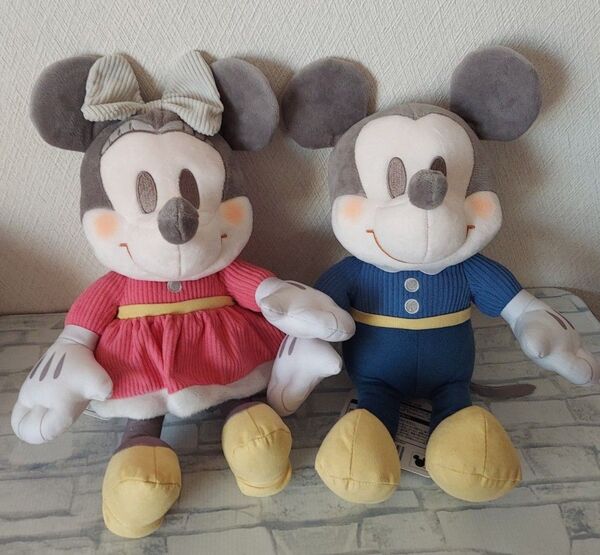 新品 ミッキー&ミニー BIGぬいぐるみセット ディズニー