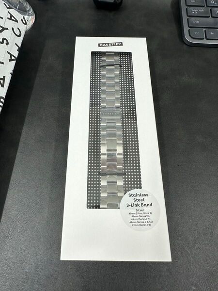 【新品】Casetify Apple Watch 高級ステンレスバンド