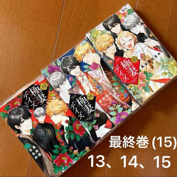 極妻デイズ 極道三兄弟にせまられてます 漫画版 13、14、15 (最終巻) 少女漫画 コミック 漫画 講談社