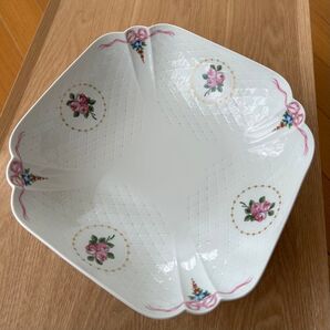 【希少】リモージュ B.H Cadeaux スクエアボウル 大 ヴィンテージ フランス製