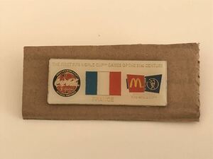 ●2002 FIFA WORLD CUP/ピンバッジ/サッカー/ワールドカップ/FRANCE(フランス)/コカコーラ/マクドナルド/ピンズ