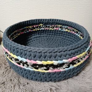 【6】Tシャツヤーン/猫ちぐら/猫ベット