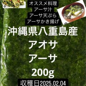 沖縄県八重島産 アーサ あおさ 200g