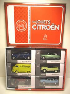 * super-rare * super rare *100 anniversary special project CITROEN Citroen Origins minicar coffret set *6 pcs * tin plate vanity case entering * that 2*