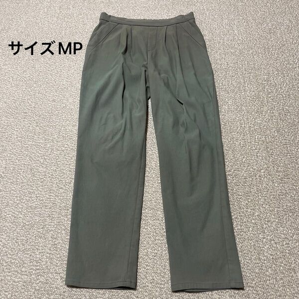 IEDIT テーパードパンツ カーキ MP
