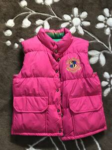 Ralph Lauren Ralph Lauren Kids size L 150 down vest pink green 