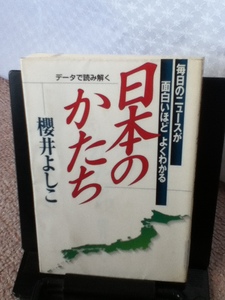 【クリックポスト】『日本のかたち～データで読み解く』櫻井よしこ／素朴社／初版