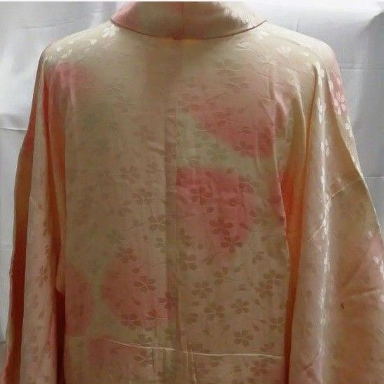 長襦袢 m 花柄 リユース品