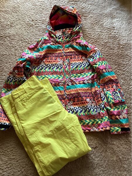 SPOONXBILLABONG レディースS スノボウェア 上下セット