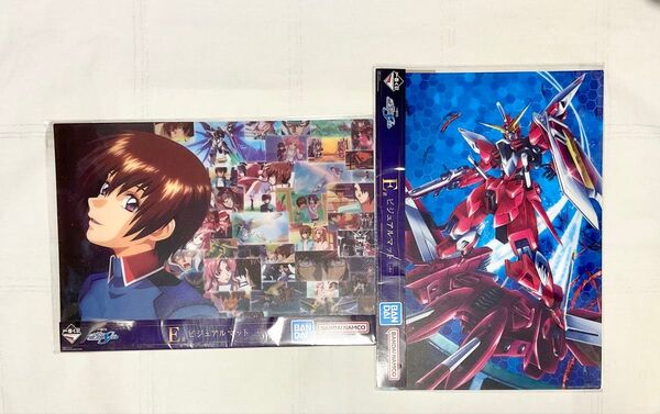 ジャスティス キラ ラクス フレイ アスラン カガリ 一番くじ 機動戦士ガンダムSEED E賞 ビジュアルマット A3 ガンダム