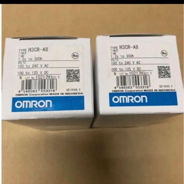 OMRON ソリッドステート・タイマ H3CR-A8 2台