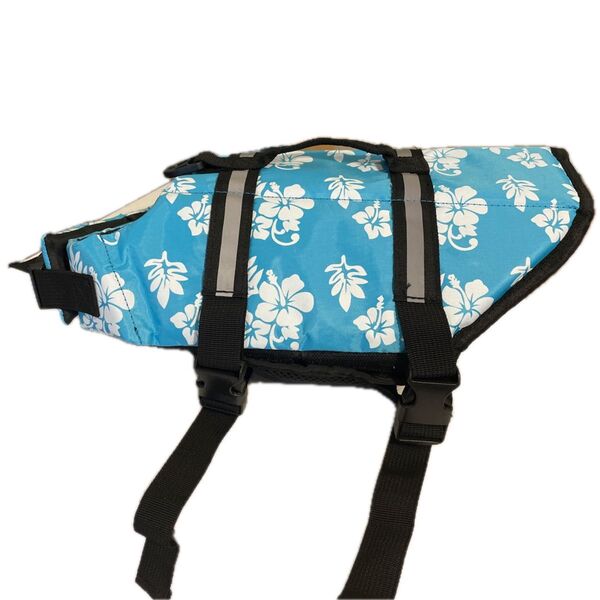 犬用ライフジャケット!サイズS、ミニチュアシュナウザーで一度プールで着用しました。