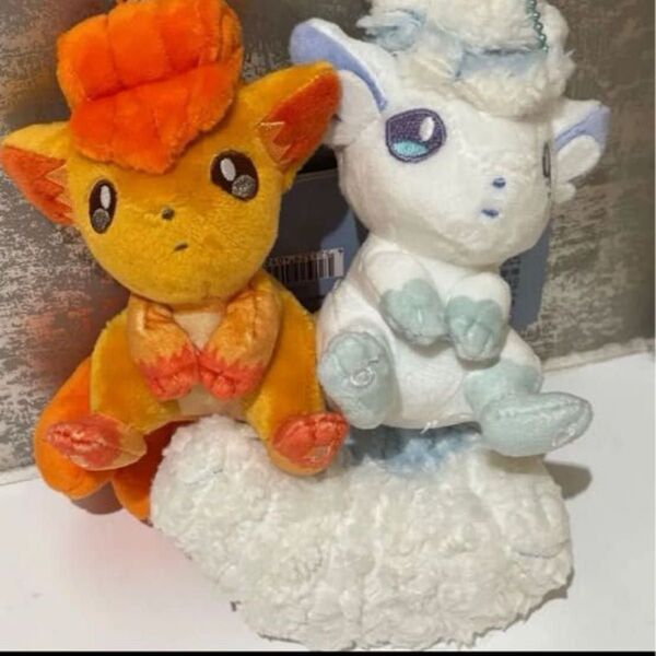 ポケモンにたものどうし 磁石でくっつくペアマスコット にたものどうし アローラロコン&ロコンセット 即日または明日発送可能