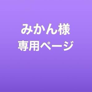 みかん様専用ページ