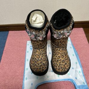 ムートンブーツ バナナチップス ギャル系 19cm