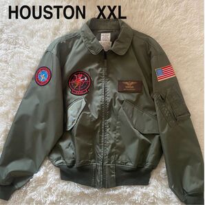 HOUSTON TYPE CWU-36P フライトジャケット新品空軍3L