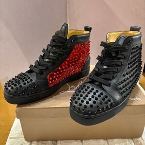 #極上美品#Christian Louboutin スタッズハイカットスニーカー