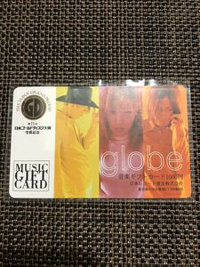globe ミュージックギフトカード　未使用　第11回日本ゴールド大賞受賞記念　KEIKO 小室哲哉　マークパンサー　使用不可