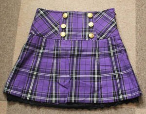 PinkMix check. purple check. skirt 