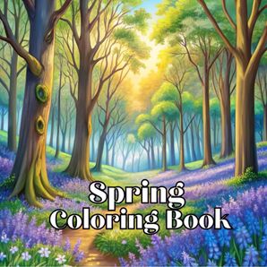 大人の塗り絵Spring Coloring Book