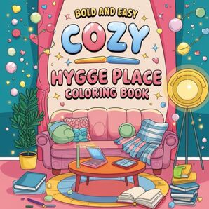 大人の塗り絵COZY HYGGE PLACE COLORING BOOK