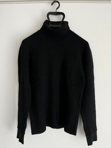 N.HOOLYWOOD TURTLE NECK KNIT カシミア混 BLACK