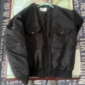 襟なしMA-1・中綿ブルゾンジャケット・インヘリット・ メンズMサイズ