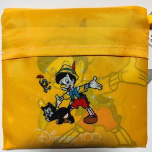 ピノキオ フィガロ エコバッグ ディズニー100周年 ダイソー 新品