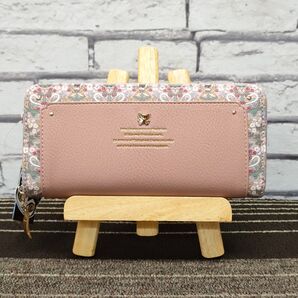 ★新品★ ベベダヤン ラウンドファスナー 長財布 ウィリアムクロス ピンク