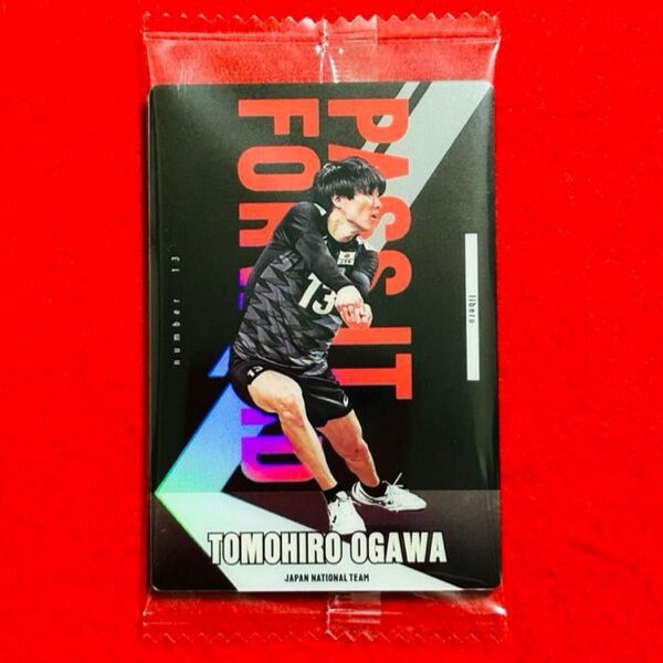 バレーボール日本代表 ツインウエハース 小川智大 ノーマル カード ウエハースカード