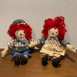 手作りカントリードール アンとアンディ
