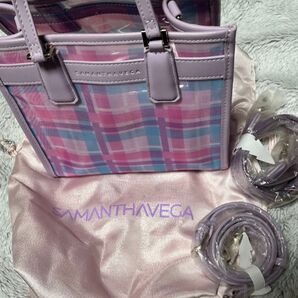 Samantha Vega チェック柄ショルダーバッグ