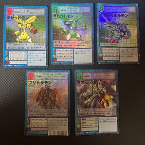 旧 デジモンカード 5枚セット 2000-2002年
