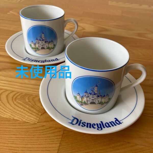 【安心★匿名発送】ウォルトディズニー☆シンデレラ城★デミタスカップ&ソーサー2客★未使用☆激レア品