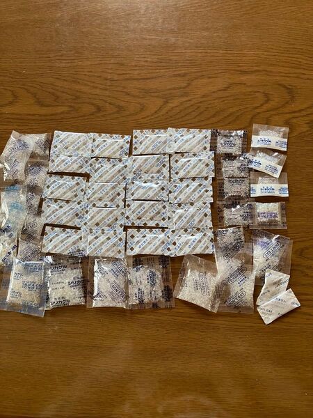 包装用シリカゲル乾燥剤各種計50個