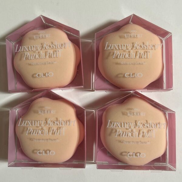 CLIO Luxury Koshort Punch Puff 4個