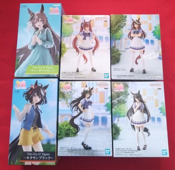 ウマ娘 プリティーダービー マンハッタンカフェ フィギュア 6個セット