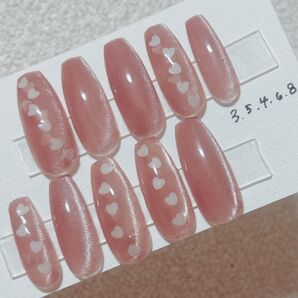 【現品限り】 ハートホログラム埋め込みネイル マグネットネイル