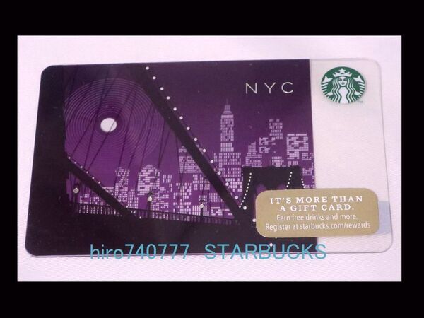 スターバックス・カード●北米限定●2014年クリスマス●ニューヨーク・NYC●海外スタバ