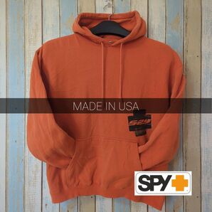 SPY スパイ オレンジ パーカー アメリカ製