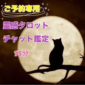 霊感タロット チャット鑑定 15分 予約専用 ヒーリング付き
