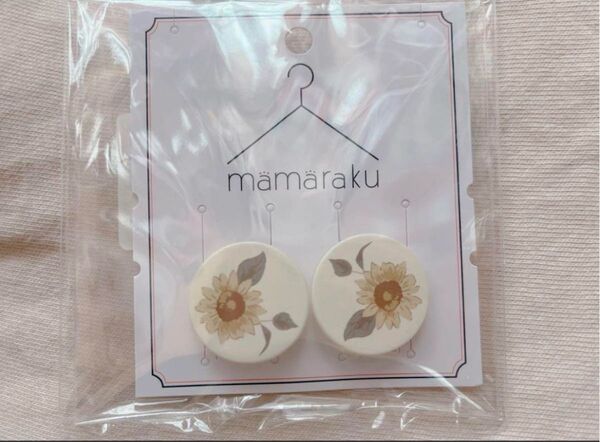 ママラク mamaraku ひまわり ヘアゴム バースデイ
