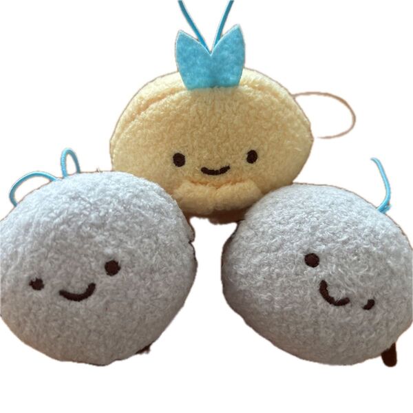 新品 未使用 タグつき すみっコぐらし マスコット ぬいぐるみ 3個