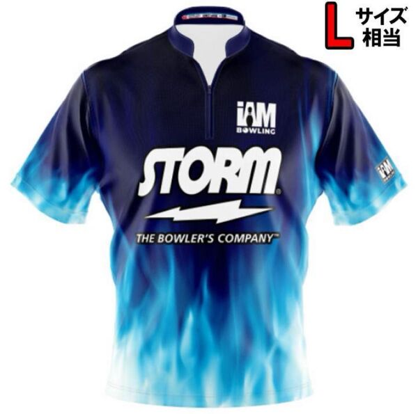 【米国輸入品】ストーム ボウリングウェア ブルーファイア(Lサイズ相当)
